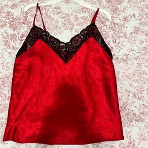 Vintage y2k silk lace top
